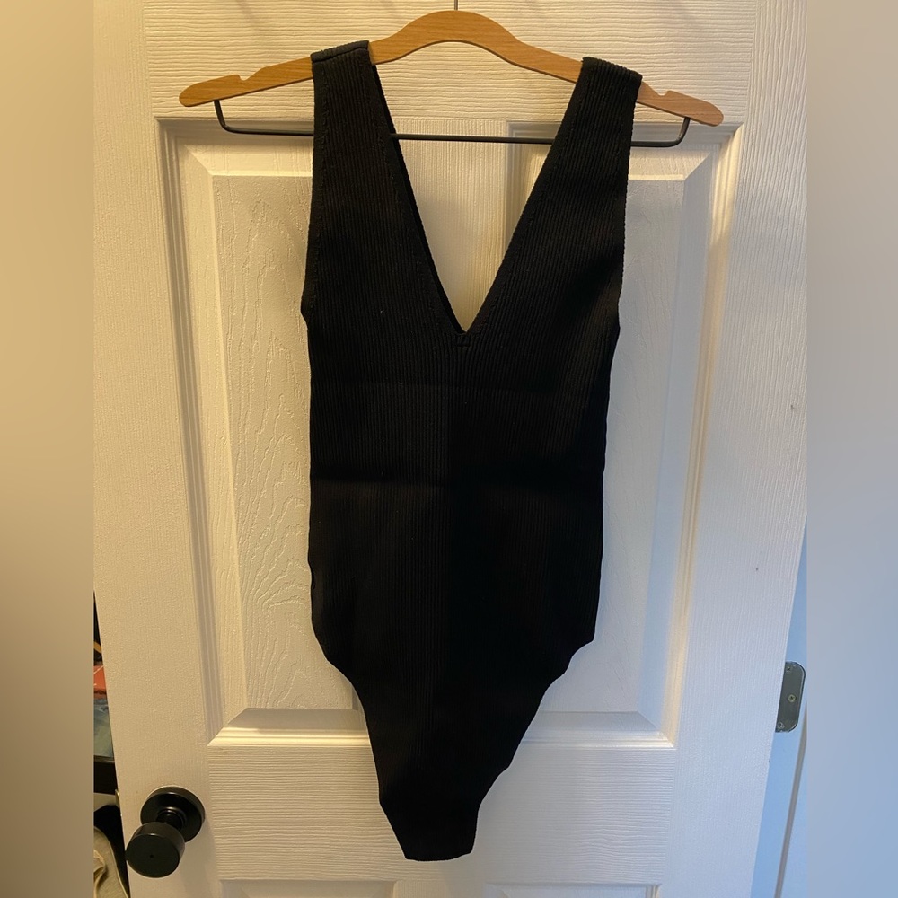 Lex Brown Black Bodysuit Size Medium